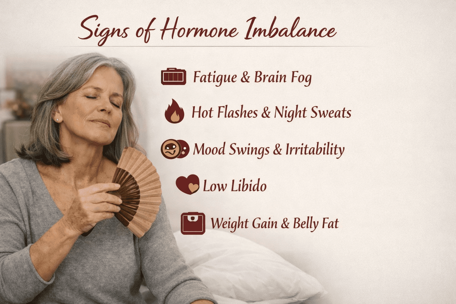 Common signs of hormone imbalance in women